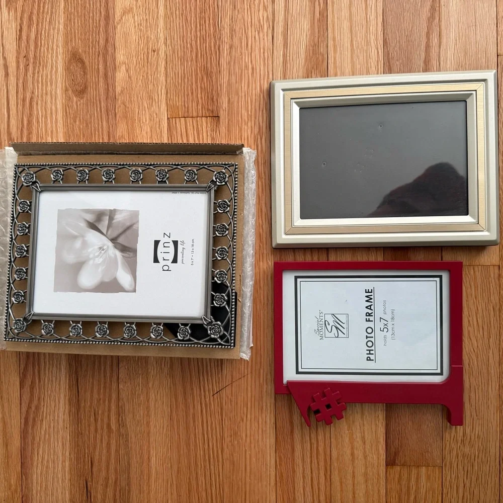 Set of 3 5x7 Photo Frames